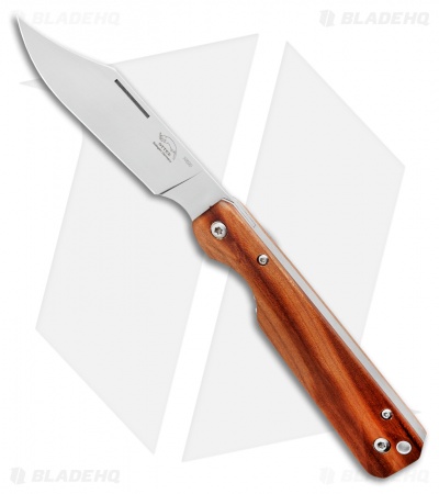OTTER-Messer Rhino Linerlock Knife Plum Wood (3.75" Satin) 