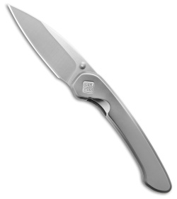 Ocaso Seaton Liner Lock Knife Bead Blast Stainless Steel (2.8" Satin) 42SLS