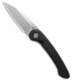 Ocaso Seaton Liner Lock Knife Black Stainless Steel (2.8" Satin) 42SLB