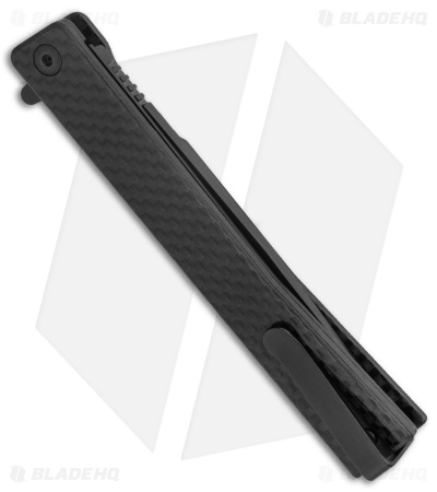 Ocaso Solstice Liner Lock Knife Carbon Fiber (3.5" Black)
