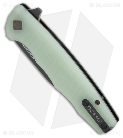 Ocaso Strategy Liner Lock Knife Jade G-10 (3.5" Black) 29JGB