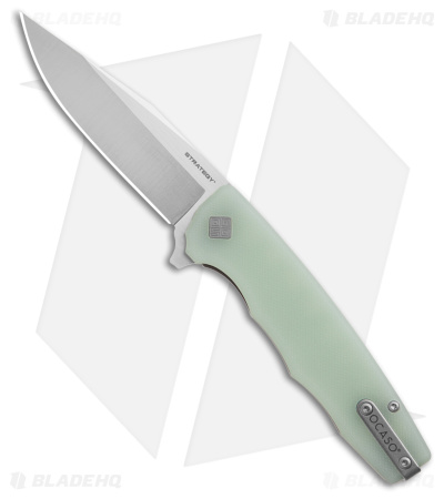 Ocaso Strategy Liner Lock Knife Jade G-10 (3.5" Satin) 29JGD