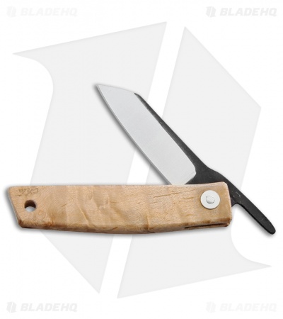 Ohta Knives FK5 Maple Folding Knife (2" Satin)