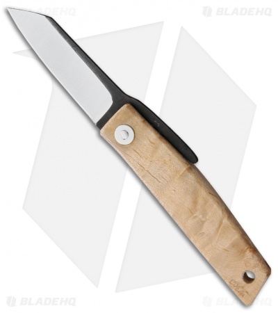 Ohta Knives FK5 Maple Folding Knife (2" Satin)