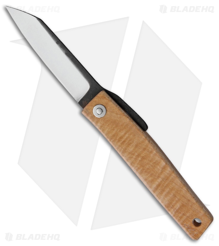 Ohta Knives FK7 Maple Folding Knife (2.63" Satin)