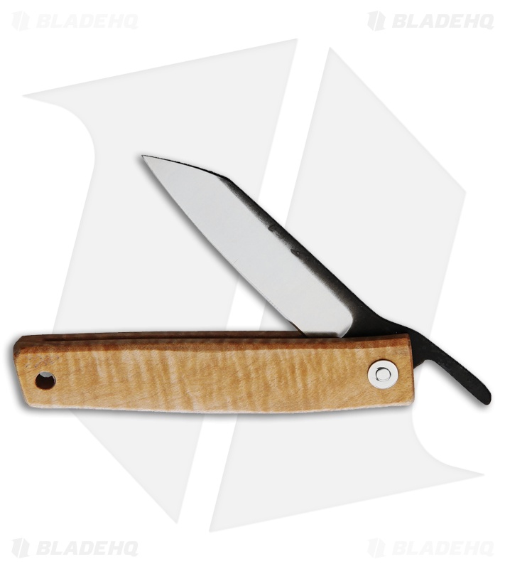 Ohta Knives FK7 Maple Folding Knife (2.63" Satin)