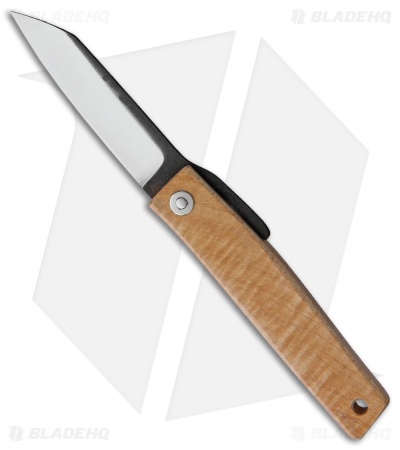 Ohta Knives FK7 Maple Folding Knife (2.63" Satin)