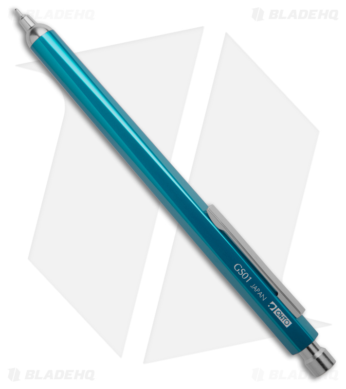 Ohto Pens Horizon Click Pen EDC Blue Aluminum - GS01-S7