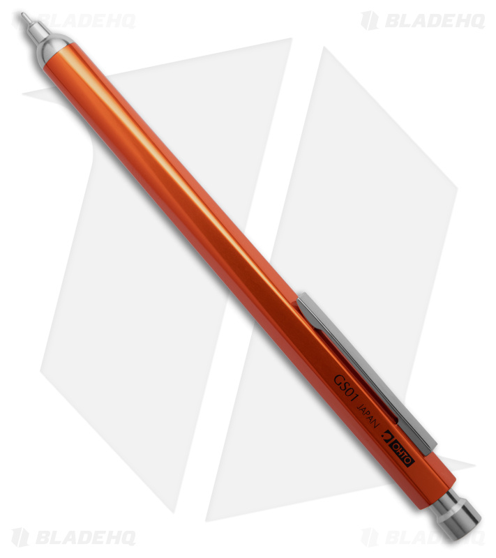 Ohto Pens Horizon Click Pen EDC Orange Aluminum - GS01-S7