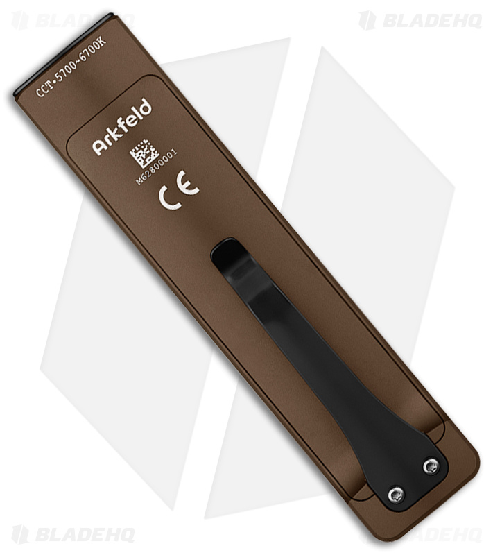 Olight Arkfeld Rechargeable Flashlight Desert Tan Aluminum (CW 1000 Lumens)