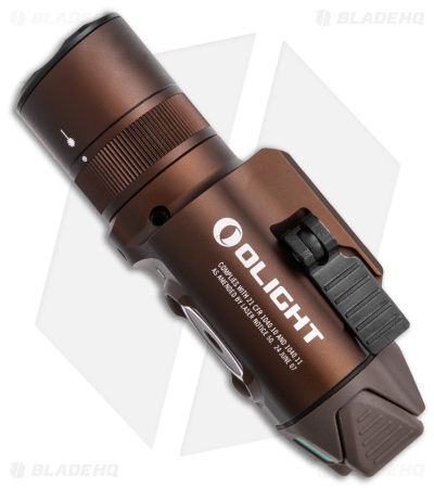 Olight BALDR-Pro R LED Flashlight w/Green Laser Tan - Blade HQ