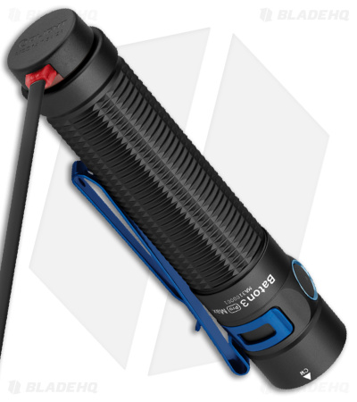 Olight Baton 3 Pro Max Flashlight Black Aluminum (2500 Lumens Cool White)
