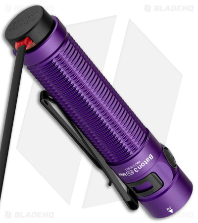 Olight Baton 3 Pro Max Flashlight Purp Al 2500 Lmns - BHQ