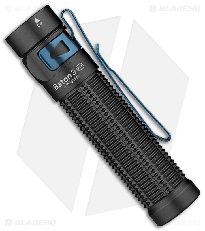 Olight Baton 3 Pro Rechargeable Flashlight Black CW-Blade HQ