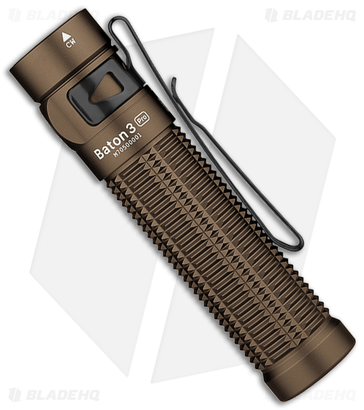 Olight Baton 3 Pro Rechargeable EDC Flashlight CW - Blade HQ