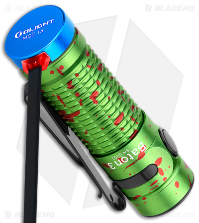 Olight Baton 3 Flashlight Zombie Green - Blade HQ