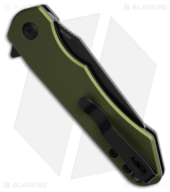 Olight Freeze Liner Lock Knife OD Green Aluminum(3.25" Black 154CM) 