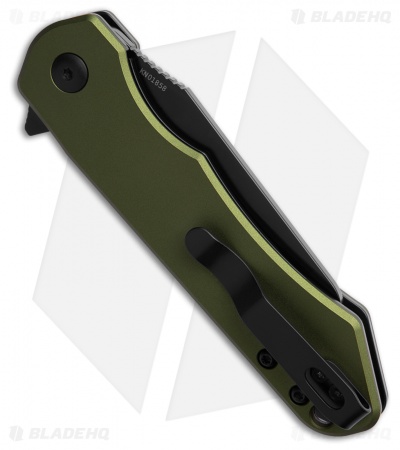 Olight Freeze Liner Lock Knife OD Green Aluminum(3.25" Black 154CM) 
