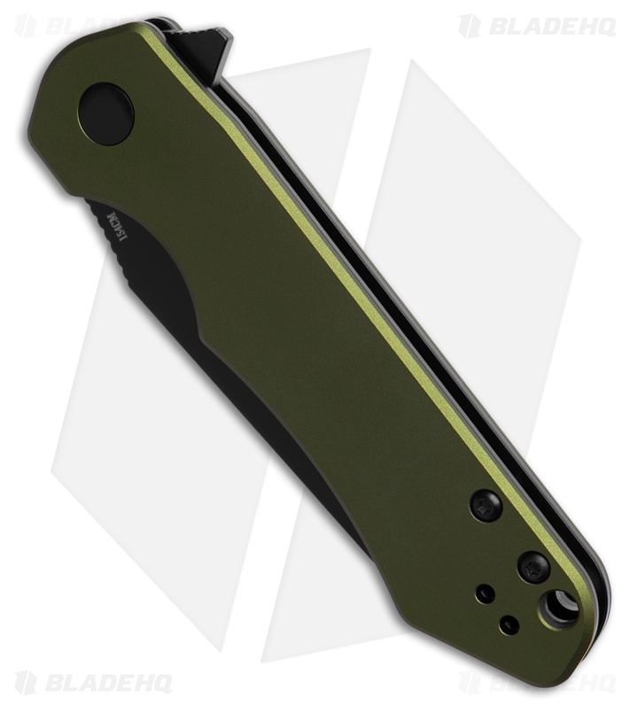 Olight Freeze Liner Lock Knife OD Green Aluminum(3.25" Black 154CM) 
