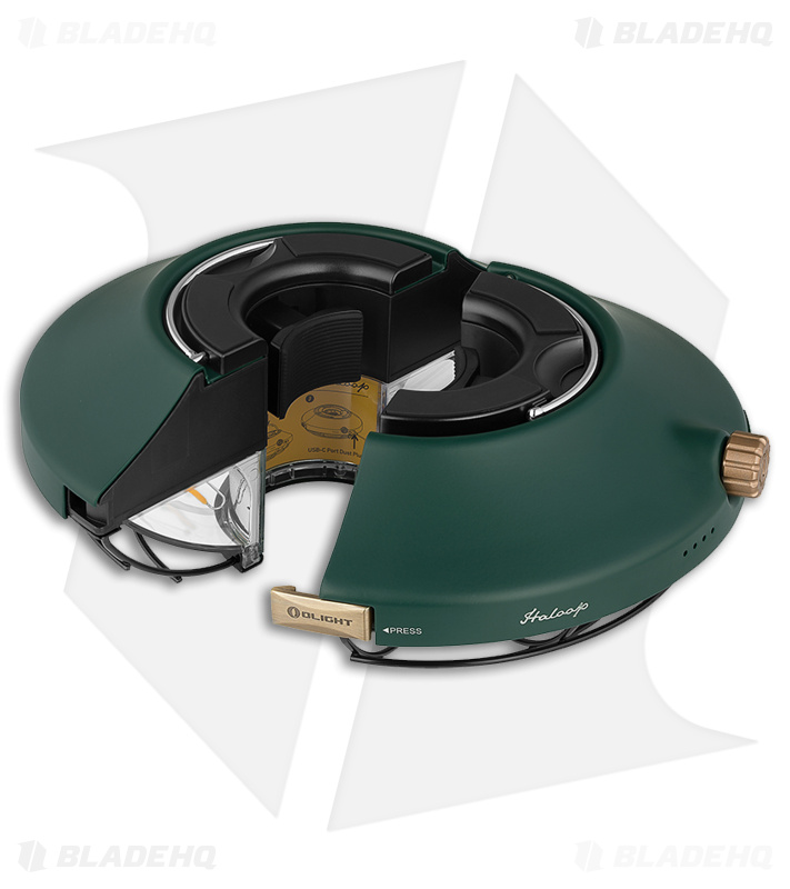 Olight Haloop グリーン Olight Haloop Camping Light Forest Green - Blade HQ