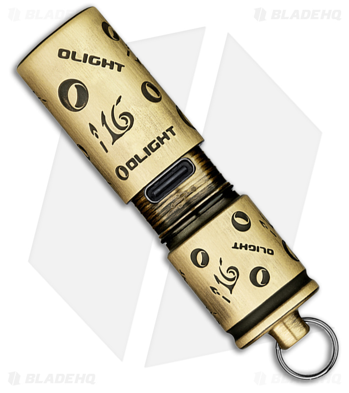 Olight I16 Recharge Brass Flashlight -180 Lm - Blade HQ