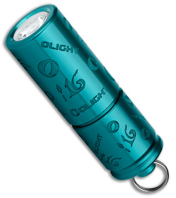 Olight i16 Rechargeable Keychain Flashlight Blue Aluminum (180 Lumens)