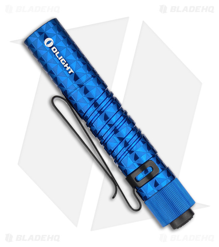 Olight I3T EOS Slim EDC Flashlight Pinwheel Blue (180 Lumens) - Blade HQ