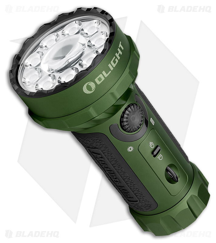 オーライト olight Marauder Mini 7000LM グリーン Olight Marauder Mini OD Green Rechargeable LED Flashlight, 7000