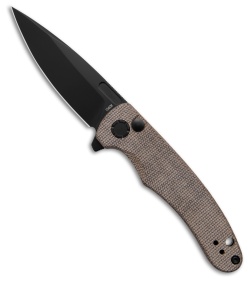 Olight Mettle 2 Button Lock Knife OD Green Micarta (2.9" Black 154CM)