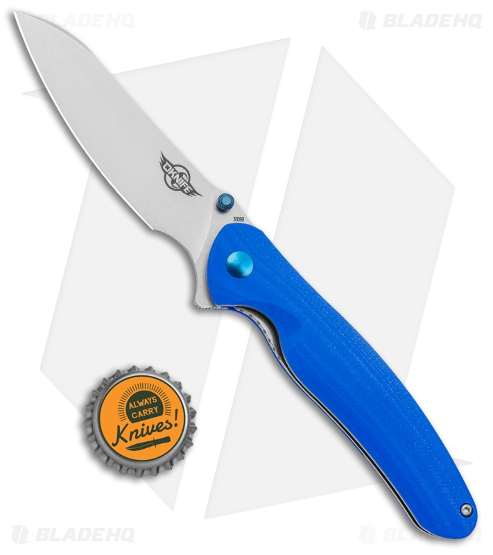 Olight Oknife Drever Liner Lock Knife Blue G-10 (3.5