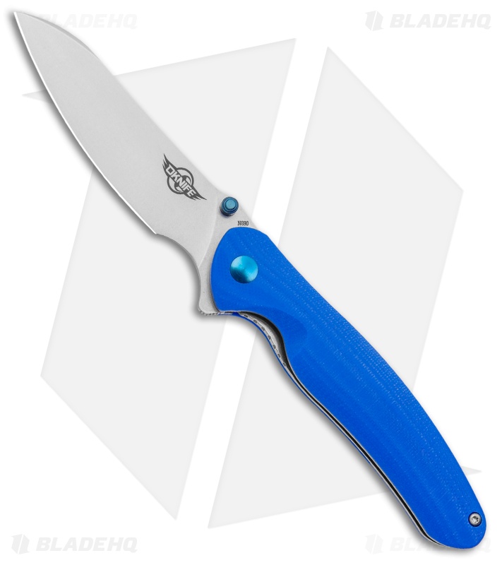 Olight Oknife Drever Liner Lock Knife Blue G-10 (3.5