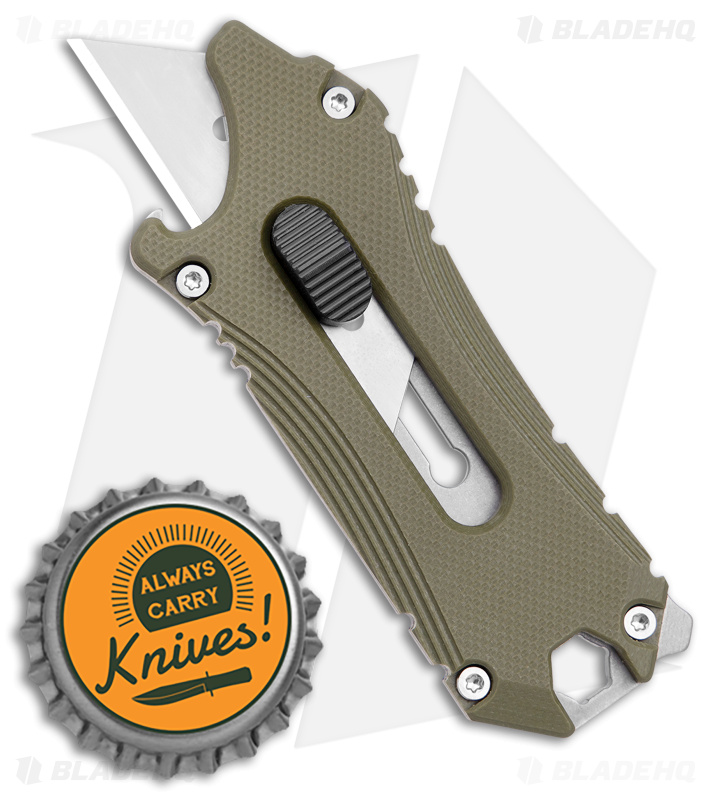Olight Otacle Utility Knife Olive Green G-10 SK2 - Blade HQ