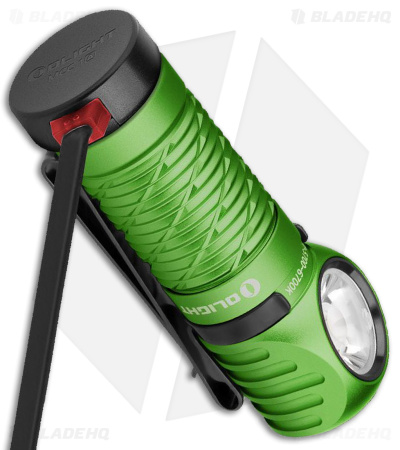 Olight Perun 2 Mini Rechargeable Flashlight Cool LED Lime Green (CW 1100 Lumens)