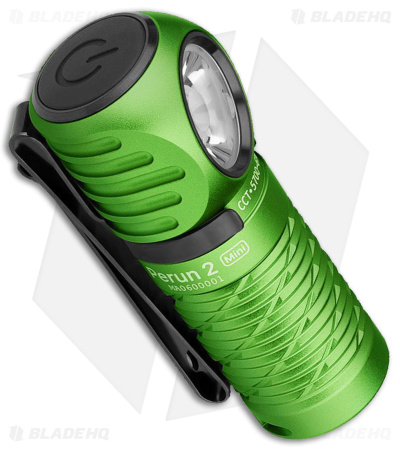 Olight Perun 2 Mini Rechargeable Flashlight Cool LED Lime Green (CW 1100 Lumens)