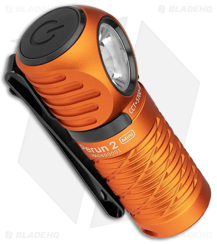 Olight Perun 2 Mini Flashlight Cool LED Orange - Blade HQ Olight Perun 2 Mini Flashlight Cool LED Orange - Blade HQ