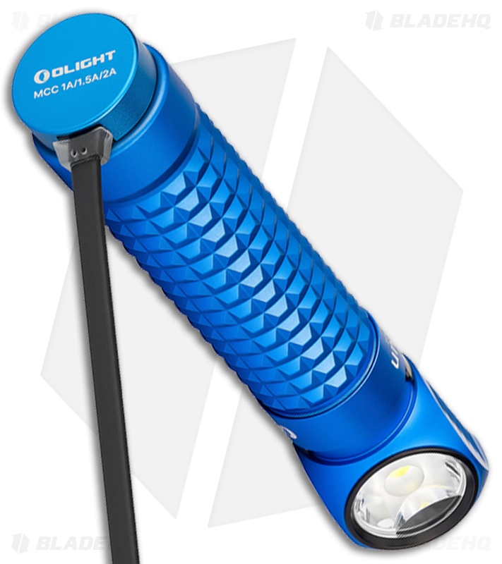 Olight Perun Recharchable Flashlight Cool LED Blue (2000 Lumens)