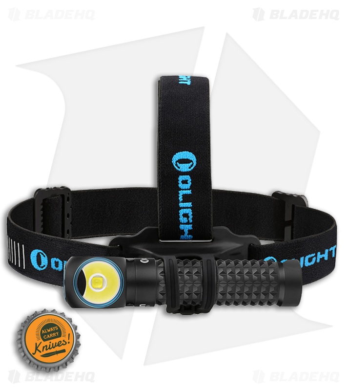 Olight Perun Rechargeable Flashlight Cool LED Black + Headband (2000 Lumens)