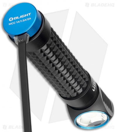 Olight Perun Rechargeable Flashlight Cool LED Black + Headband (2000 Lumens)