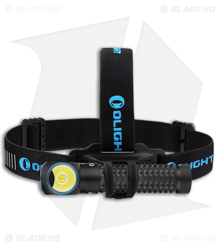 Olight Perun Rechargeable Flashlight Cool LED Black + Headband (2000 Lumens)