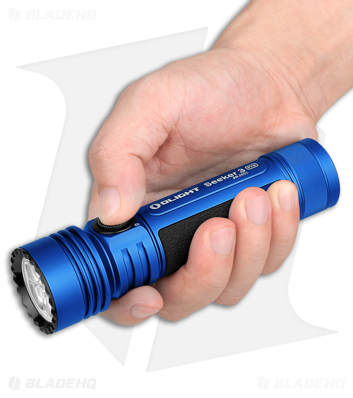 Olight Seeker 3 Pro Blue Flashlight (4200 Lumens) - Blade HQ