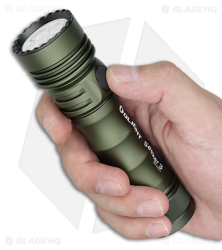 Olight Seeker 3 - 3500 Lumen Flashlight | OD Green | Blade HQ