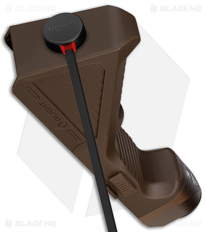 Olight Sigurd Angled Grip Light Desert Tan Alloy - Blade HQ