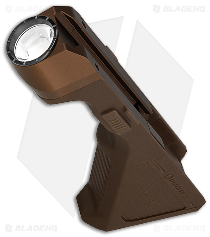 Olight Sigurd Angled Grip Light Desert Tan Alloy - Blade HQ