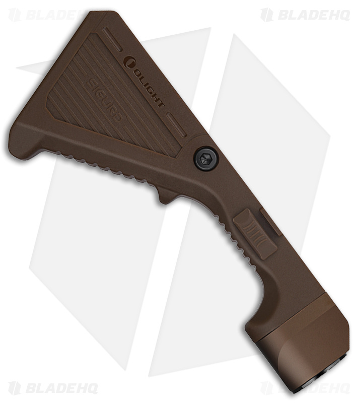 Olight Sigurd Angled Grip Light Desert Tan Alloy - Blade HQ