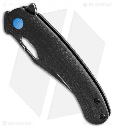 Olight Oknife Splint Liner Lock Knife Black G-10 (3" Black Stonewash)
