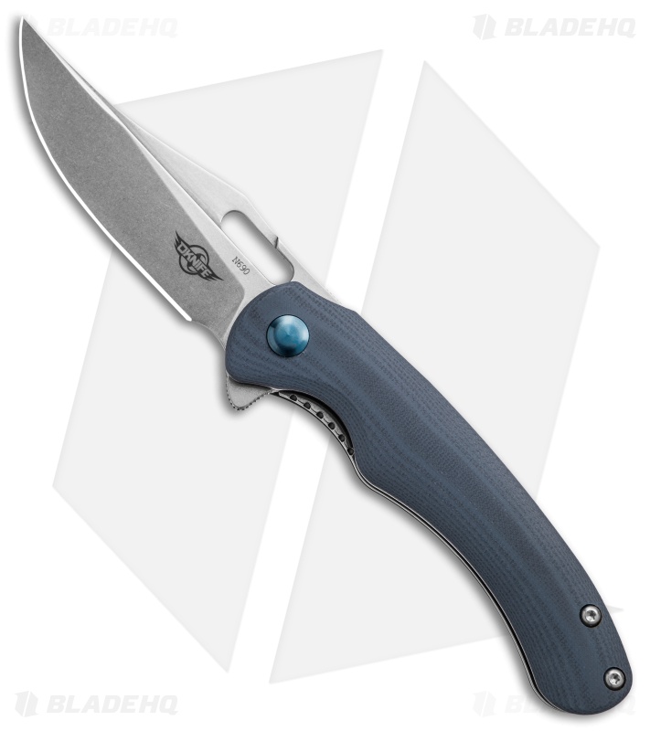 Olight Oknife Splint Liner Lock Knife Gray G-10 (3" Stonewash)