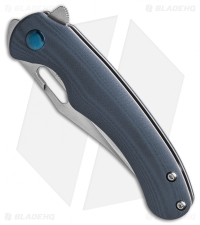 Olight Oknife Splint Liner Lock Knife Gray G-10 (3" Stonewash)