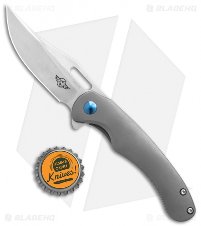 Olight Oknife Splint Frame Lock Knife Titanium (3" Satin S35VN)