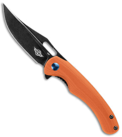 Olight Splint Liner Lock Knife Orange G-10 (3" Black)