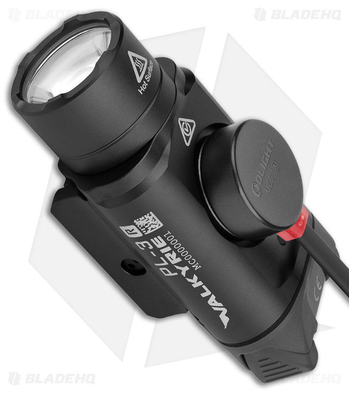 Olight Valkyrie PL-3R Tact Light Black Al (1500) - Blade HQ